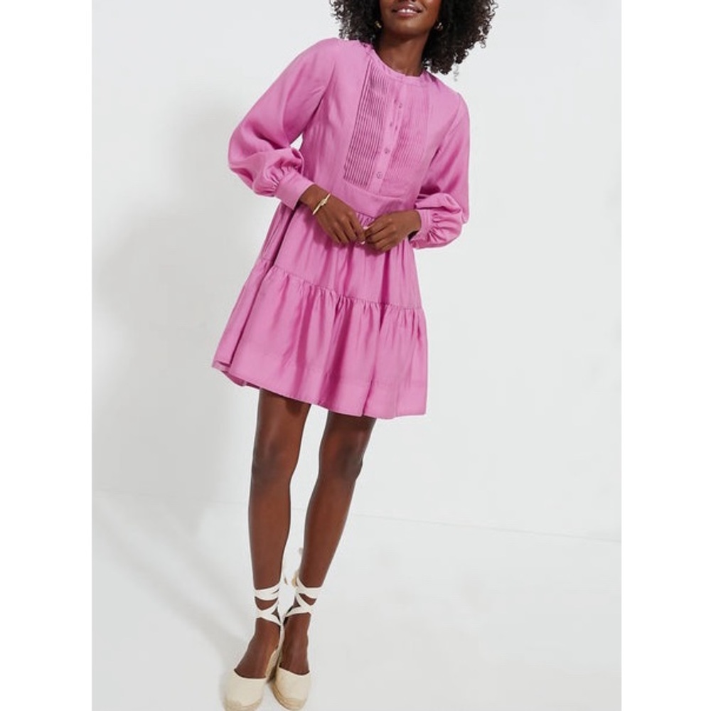 Tuckernuck Fuchsia Long Sleeve Dress